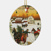 私達の初めてのクリスマス セラミックオーナメント (右)
