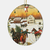私達の初めてのクリスマス セラミックオーナメント (左)