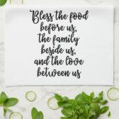 私達の前に食糧をタオル賛美して下さい キッチンタオル (折り畳み)