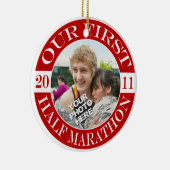 私達の前半のマラソン- 2011年 セラミックオーナメント (右)