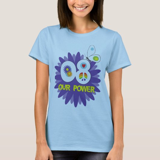 私達の力の女性ワイシャツ Tシャツ (正面)