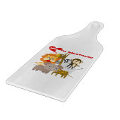 私達の動物の友人を愛して下さい カッティングボード (角)