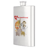 私達の動物の友人を愛して下さい フラスク (左)