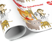 私達の動物の友人を愛して下さい ラッピングペーパー (ロールコーナー)