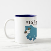 私達の友人のための大きい湖の小屋のマグ ツートーンマグカップ (左)