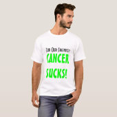 私達の友人のため!! 、CANCERSUCKS! Tシャツ (正面フル)