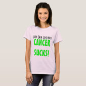 私達の友人のため! 、CANCERSUCKS! Tシャツ (正面フル)