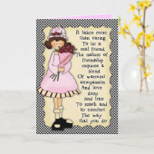 私達の友情 カード (黄色い花)