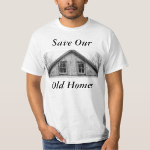 私達の古い家のTシャツを救って下さい Tシャツ