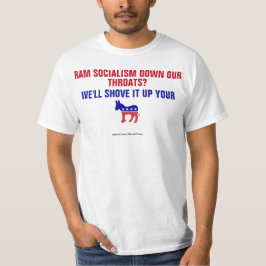 私達の喉の下のラム社会主義はそれをTシャツ押します Tシャツ