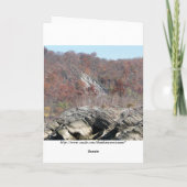 私達の国にあなたのサービスをありがとう。 安全があって下さい サンキューカード (裏面)