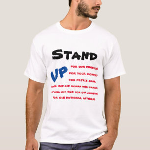 私達の国歌を擁護して下さい Tシャツ