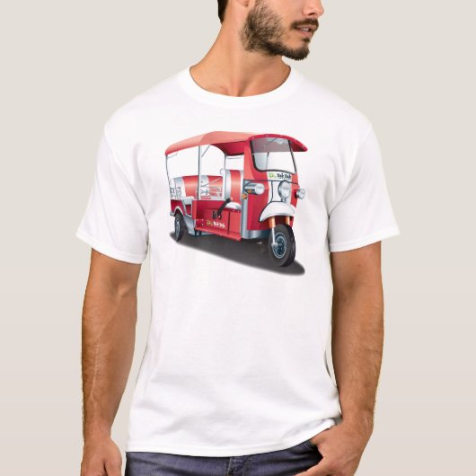 私達の大きい赤TUK TUK Tシャツ (正面)
