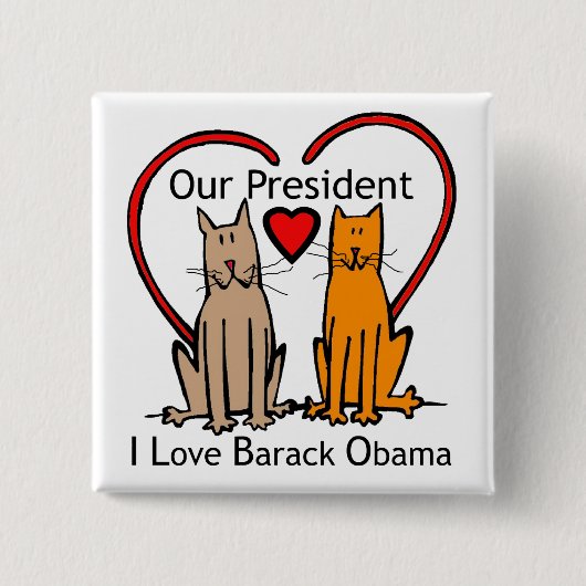 私達の大統領 缶バッジ (正面)