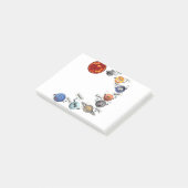 私達の太陽系の惑星 ポストイット (アングル)