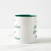 私達の子供のコミュニティースクール2はマグにある調子を与えました ツートーンマグカップ (中央)