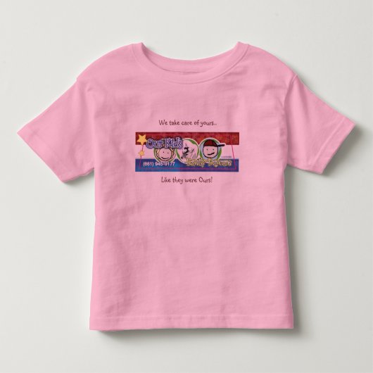 私達の子供の家族の託児所 トドラーTシャツ (正面)