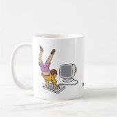 私達の子供! パーソナライズなコーヒー・マグ コーヒーマグカップ (左)