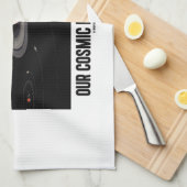 私達の宇宙近隣(太陽系) キッチンタオル (四つ折り)