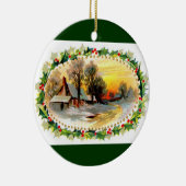 私達の家からあなたのへのクリスマスのオーナメント セラミックオーナメント (右)
