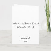 "私達の家からあなたのへの シーズンカード (裏面)