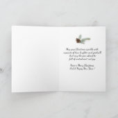 私達の家からのあなたのへのクリスマスカード シーズンカード (内部)