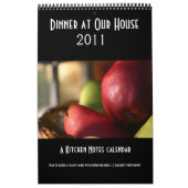 私達の家のカレンダーの夕食 カレンダー (カバー)
