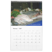 私達の家のカレンダーの夕食 カレンダー (2月 2027)