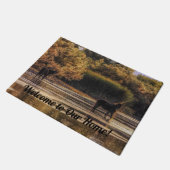 私達の家のドア・マットへの野生の馬の歓迎 ドアマット (アングル)