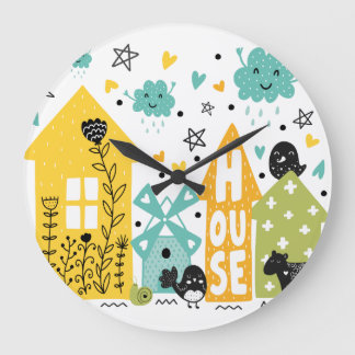 私達の家の時計 ラージ壁時計