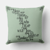 私達の家を賛美して下さい クッション (裏面)