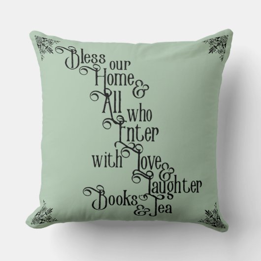 私達の家を賛美して下さい クッション (正面)