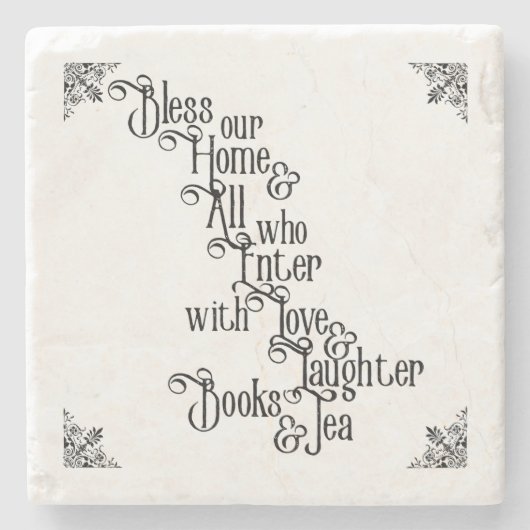 私達の家を賛美して下さい ストーンコースター (正面)