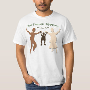 私達の家族の採用 Tシャツ