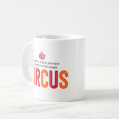 私達の家族は満開から遠くになちょうど1つのテントです コーヒーマグカップ (正面左)