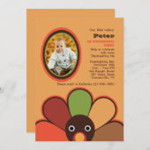 私達の小さいトルコの写真の招待状 招待状 (正面/裏面)