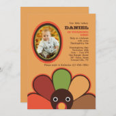 私達の小さいトルコの写真の招待状 招待状 (正面/裏面)