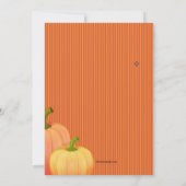 私達の小さいトルコの感謝祭の誕生日の招待状 招待状 (裏面)