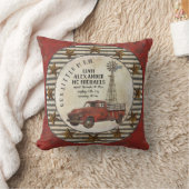 私達の小さい人のベビーの誕生Statsの素朴な子供部屋 クッション (ブランケット)