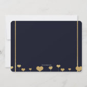 私達の少し愛写真の誕生の発表 案内状 (裏面)