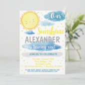 私達の少し日光の誕生日のパーティの招待状 招待状 (スタンド正面)