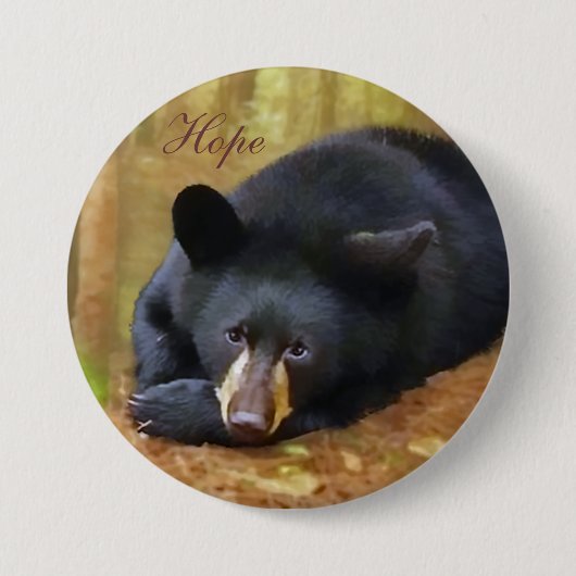 私達の希望ボタン 缶バッジ (正面)