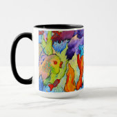 私達の庭のマグの2152匹の魚 マグカップ (左)