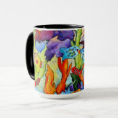 私達の庭のマグの2152匹の魚 マグカップ (正面左)