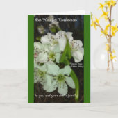 私達の心からの哀悼の意 カード (黄色い花)