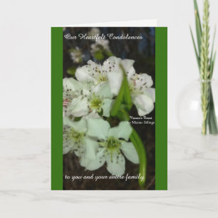 私達の心からの哀悼の意 カード