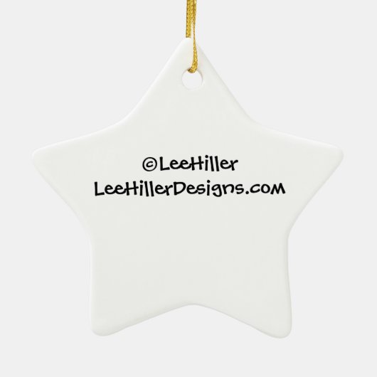 私達の惑星のハイカーの精神のコンパスをハイキングして下さい セラミックオーナメント (裏面)