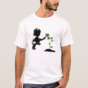私達の惑星のTシャツのための植物 Tシャツ
