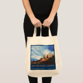 私達の惑星-リサイクルの食料雑貨のトートバック--を救って下さい トートバッグ (正面(商品))