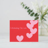 私達の愛郵便はがきを祝うこと ポストカード (スタンド正面)